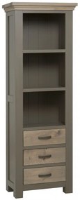 Biblioteca din stejar 70x195 cm bej