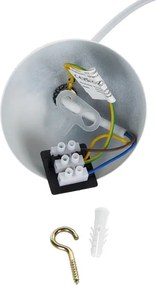 Brilagi - Pendul WABI SABI pe cablu, 1xE27/40W/230V, Ø 50 cm, alb