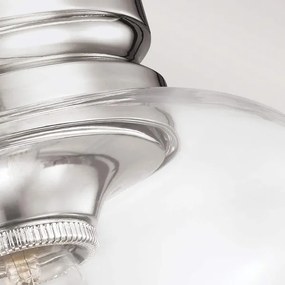 Feiss FE-HOUNSLOW-F-PN - Plafonieră HOUNSLOW 1xE27/60W/230V crom lucios