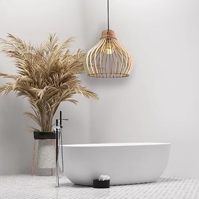 Lustră pe cablu BARREL 1xE27/24W/230V diametru 38 cm