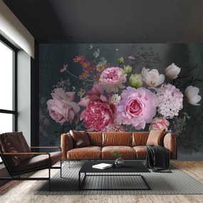 Fototapet - Flori de grădină (147x102 cm)