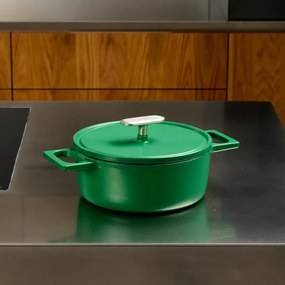 Cratiță cu capac din fontă 2 l adecvată pentru plita cu inducție Mattia 3.0 – FABINI