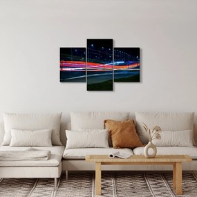 Tabloul orașului nocturn (90x60 cm)