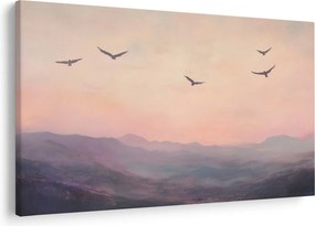 Tablou - Stol de păsări II. (90x60 cm)