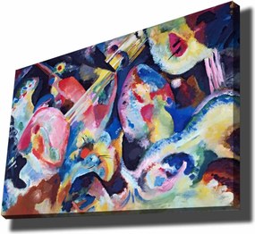 Tablou 677VSL1164, multicolor, panza, 100x70 cm
