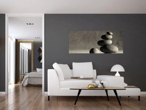Tablou - Pietre gri (120x50 cm)