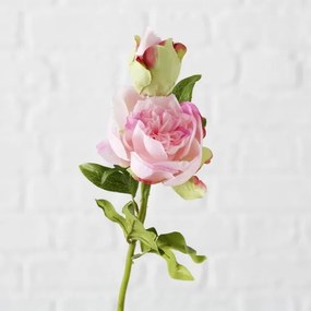 Trandafir artificial roze 59 cm
