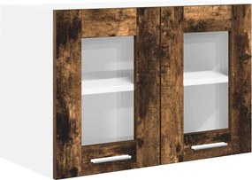 vidaXL Dulap suspendat Stejar fumuriu 60 x 31 x 40 cm Lemn compozit