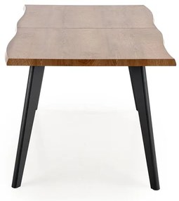 Masa de sufragerie extensibila in decor de stejar, BRYNE 120(180)x80