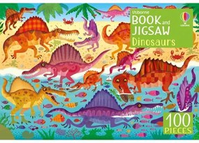 Set Puzzle si Carte - Dinosaurs Usborne Books