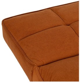 Canapea cărămizie extensibilă cu tapițerie din chenille 175 cm – Ixia