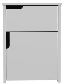 Noptieră ASRA 60x45 cm albă