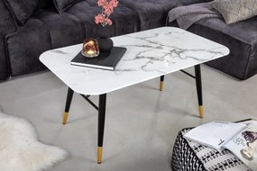 Neînvins Masa conferinta Paris 110 cm aspect alb marmura