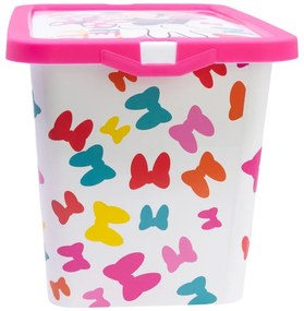 Disney Minnie Edgy Bows cutie de depozitare din plastic 7 L