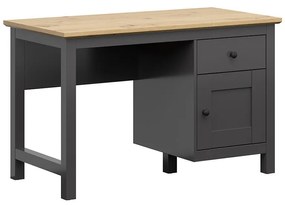 Masă PC Hesen BIU1D1S (grafit + Stejar artisan). 1062503