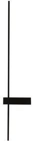 Aplică LED Zuma Line W4100-90BK ARCO LED/12W/230V negru