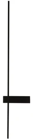 Aplică LED Zuma Line W4100-90BK ARCO LED/12W/230V negru