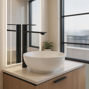 Baterie pentru baie REA Storm Black High