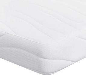 vidaXL Saltea Alb 100 x 200 cm Material Jacquard