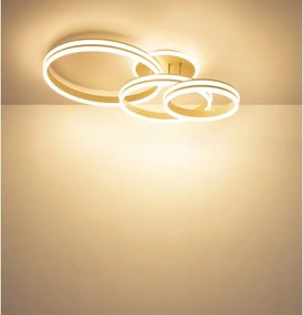 Globo 67260-72SA - Plafonieră LED dimabilă RUBIO LED/72W/230V 3000K 79,5x50 cm