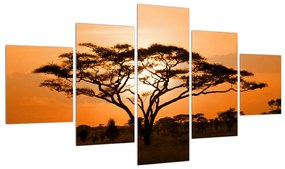 Tablou cu savana africană (125x70 cm), în 40 de alte dimensiuni noi