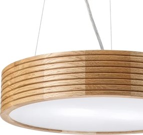 Brilagi - Lustra LED pe cablu CARVALHO MODERN 2xE27/60W/230V stejar Ø 37,5 cm