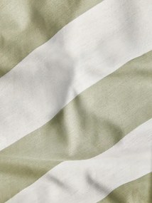 Lenjerie de pat din bumbac STRIPES alb-verde Dimensiune lenjerie de pat: 2 buc 70 x 90 cm | 200 x 220 cm