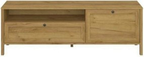 Comoda TV KLARK, stejar auriu, PAL laminat, 160x42x54 cm