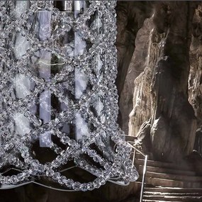 Aplica de perete moderna Vision, design LUX cristal ROSÉE BALL