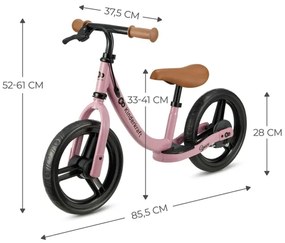 Bicicletă fără pedale KINDERKRAFT SPACE roz