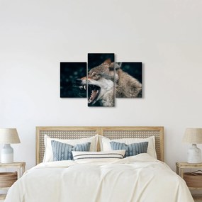 Tablou cu lup (90x60 cm)