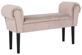 Bancă, catifea Velvet, grej/negru, BURDA