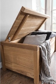 Ladă lemn masiv de depozitare Malina - 85 × 45 × 45 cm, Nu
