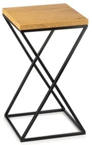 Suport pentru flori LOFT 40x24 cm negru/maro