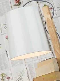 Lampadar chic cu rafturi pentru carti, CAMBRIDGE alb CAMBRIDGE/F/W
