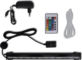 vidaXL Lampă LED submersibilă de acvariu cu bule, 32 cm, RGB