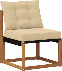 vidaXL Canapea centrală pentru exterior