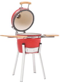 vidaXL Grătar cu afumătoare Kamado, 76 cm, ceramică