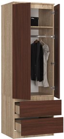 Dulap de haine Suman (Stejar sonoma + wenge). 1069568