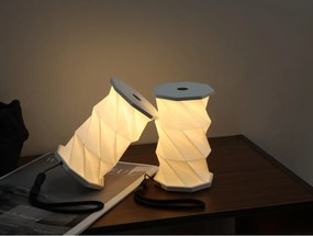 Decorațiune luminoasă albă portabilă cu USB ø 8 cm Twist – Gingko