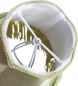 Abajur din stofă verde 12 cm - Granny