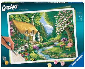 PICTURA PE NUMERE - CASUTA PE MALUL RAULUI - RAVENSBURGER (20154)