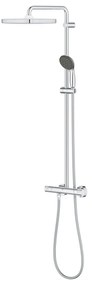 Coloana cabina dus Grohe Vitalio Start, palarie patrata 25 cm, baterie cu termostat-26696000