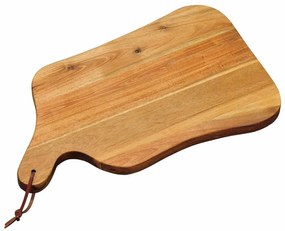Kesper 28611 Tăietor și platou de servire din lemnde salcâm, 37,5 x 23 x 1,5 cm