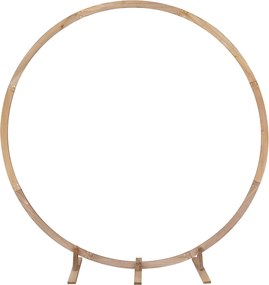 vidaXL Arc de nuntă Maro deschis 224 x 80 x 220 cm Lemn de pin masiv