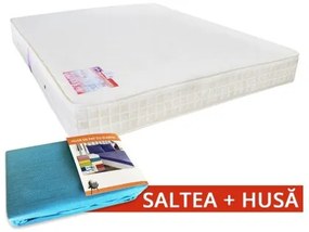 Set Saltea SuperOrtopedica Saltex 1600x1900 + Husa cu elastic