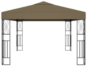 Pavilion, gri taupe, 3 x 4 m, material textil Gri taupe, 3 x 4 m