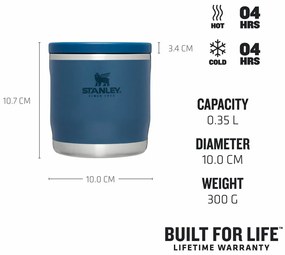 Stanley Adventure To-Go Food Thermos 350 ml Abyssalbastru