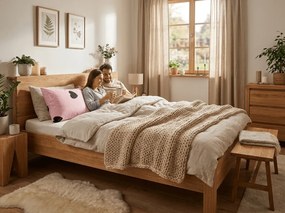 Fata de perna din polibumbac CORAZON POLY 50x70 cm, roz