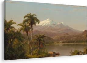 Tablou - Frederic Edwin Church, Tamaca Palms, reproducere (90x60 cm)